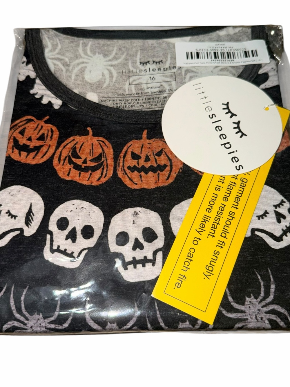 Little Sleepies Halloween Long John Pajamas
